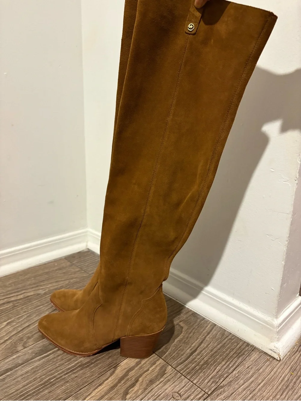 Michael Kors Suede Over-the-Knee Boots Brown Size 9M